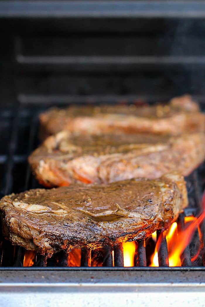 You will NOT regret marinating your steaks in this Best Steak Marinade Recipe! It takes minutes to make and adds so much flavor onto your grilled steaks!