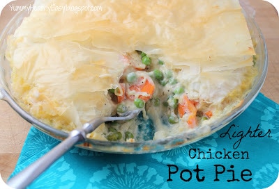 Lighter Chicken Pot Pie