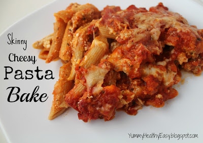 Skinny Cheesy Pasta Bake