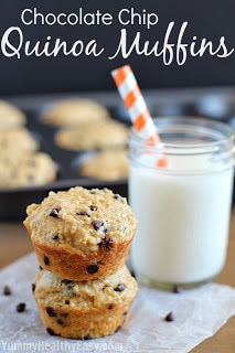 Chocolate Chip Quinoa Muffins Chocolate Chip Quinoa Muffins