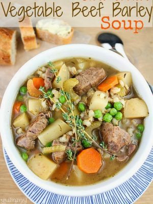 Vegetable Beef Barley Soup
