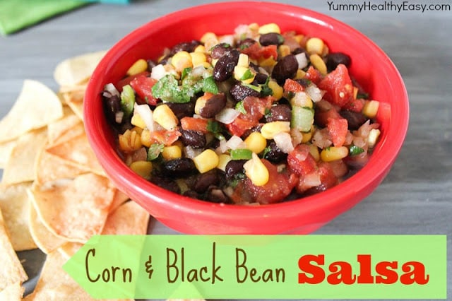 Corn & Black Bean Salsa - healthy and delicious!