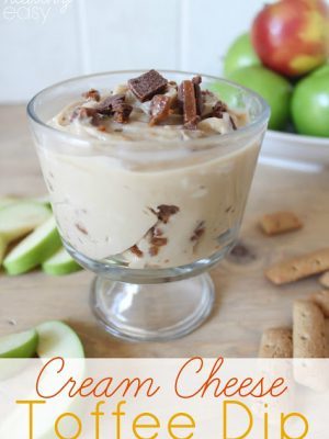 Cream Cheese Toffee Dip