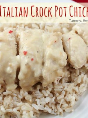 Creamy Italian Crock Pot Chicken