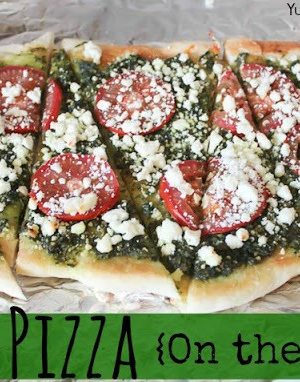 Grilled Pesto Pizza