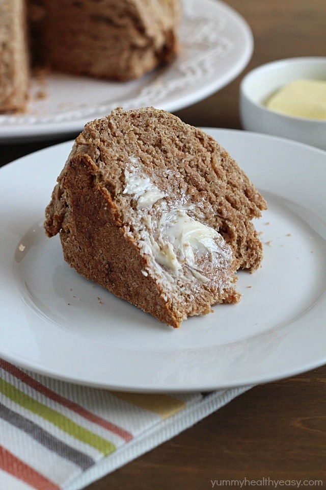 Irish Buttermilk Brown Bread - hearty whole wheat Irish soda bread. Delicious by itself or as a filling side dish. #easy #bread #wholewheat Irish Buttermilk Brown Bread - hearty whole wheat Irish soda bread. Delicious by itself or as a filling side dish. #easy #bread #wholewheat