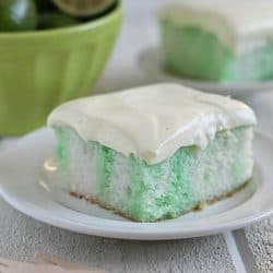 Skinny Lime Poke Cake