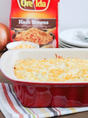 Delicious & Easy Potato Casserole - the perfect side dish for Easter brunch or any meal of the week! #shop #cbias