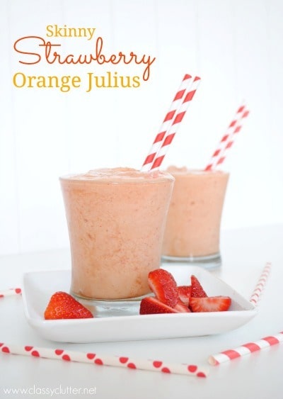 Skinny Strawberry Orange Julius by Classy Clutter Skinny Strawberry Orange Julius by Classy Clutter