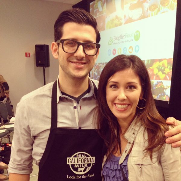 Me & Chef Giorgio Rapicavoli at BlogHer Food '14 after the California Dairy demo! Me & Chef Giorgio Rapicavoli at BlogHer Food '14 after the California Dairy demo!