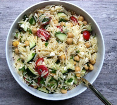 Summer Orzo Pasta Salad - A Cedar Spoon