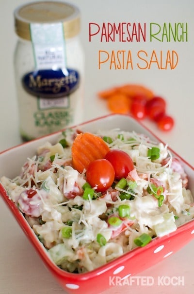 Parmesan Ranch Pasta Salad - Krafted Koch