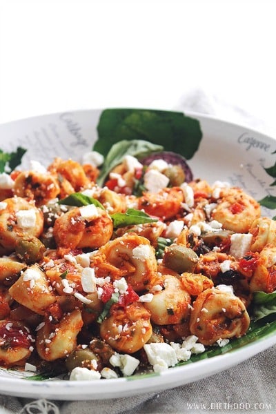 Mediterranean Tortellini Salad - Diethood