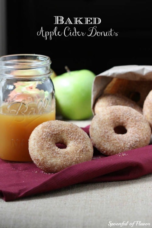 Baked Apple Cider Donuts from Spoonful of Flavor