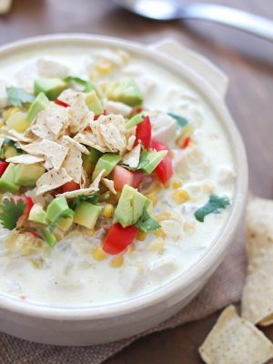 Quick & Easy Southwestern Corn Chowder made in one pot and in about 30 minutes! Comforting, filling and delicious!