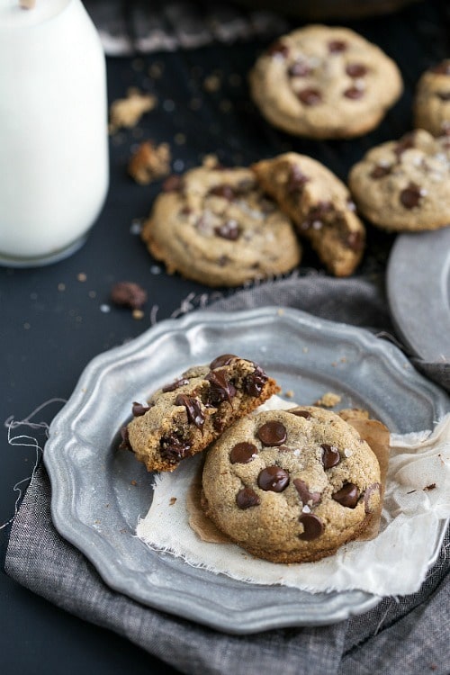 Healthy Chocolate Chip Cookies from Chelsea's Messy Apron