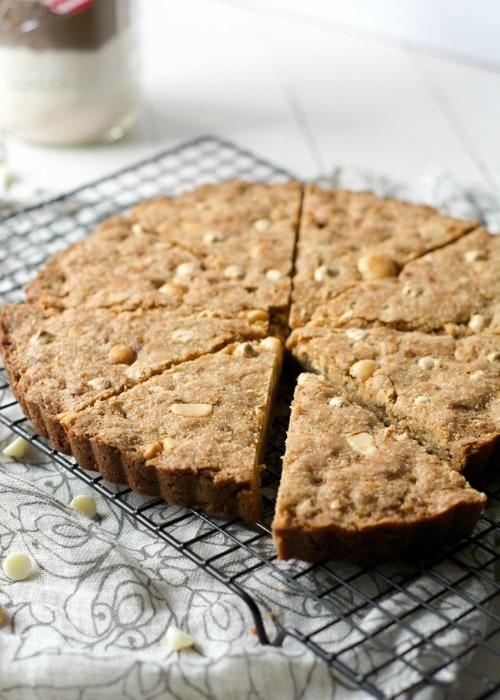Whole Wheat White Chocolate Macadamia Cookie Cake from The Housewife in Training Files