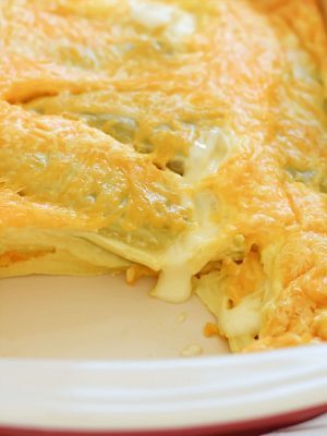 If you like chile rellenos, you will LOVE this Chile Relleno Casserole! It's quick, easy and tastes just like the chile relleno dish at your favorite Mexican food restaurant! Plus, it's inexpensive and feeds a big family!