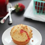 Simply delicious Strawberry Jam (filled) Breakfast Muffins. Make extras and freeze, then heat in the microwave for a few seconds for a quick breakfast!