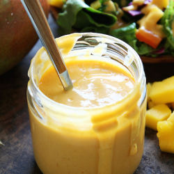 Creamy Mango Chipotle Salad Dressing