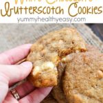 The Best Ever White Chocolate Butterscotch Cookies - these are incredible! White chocolate and butterscotch chips melted inside buttery, soft cookies. To-die-for.
