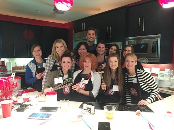 Bachelor Chris Soules and all the ladies of the Pass the Pork Blog Tour!