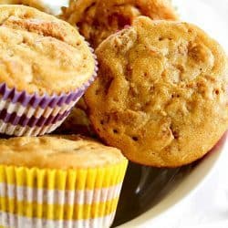 Bran Muffins are one of my favorite breakfasts ever! Make the batter up ahead of time and refrigerate until ready to bake. No need to ever stir the batter once you've refrigerated! These muffins are incredibly light, fluffy, flavorful and absolutely delicious! A family-favorite! AD #lifewithless #truvia