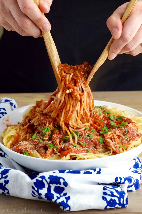 French Spaghetti by Wine and Glue