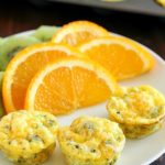 Egg Breakfast Muffins that are full of kale, potato, egg and topped with cheese. Mini, kid-friendly, easy to make, and quick to reheat for a breakfast on the go! AD