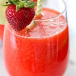Strawberry Limeade to quench your thirst on a hot summer day! This drink recipe is a copycat of The Habit Burger Grill's Strawberry Limeade recipe. It's easy to make and lower-sugar thanks to Truvía® sweeteners! Definitely a must-make drink! AD