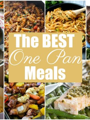 Need a quick & easy dinner idea? Check out these BEST EVER One Pan easy meals!